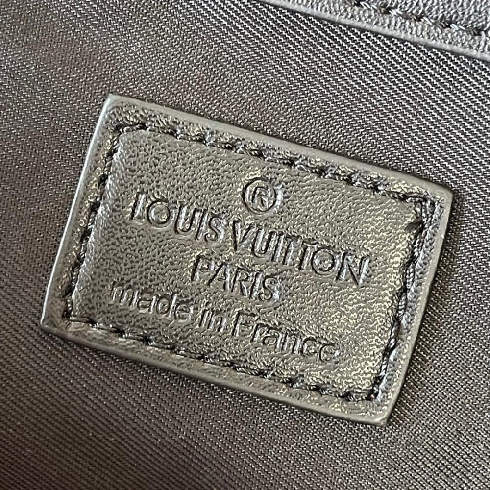 Keepall Monogram Leather Travel Bag