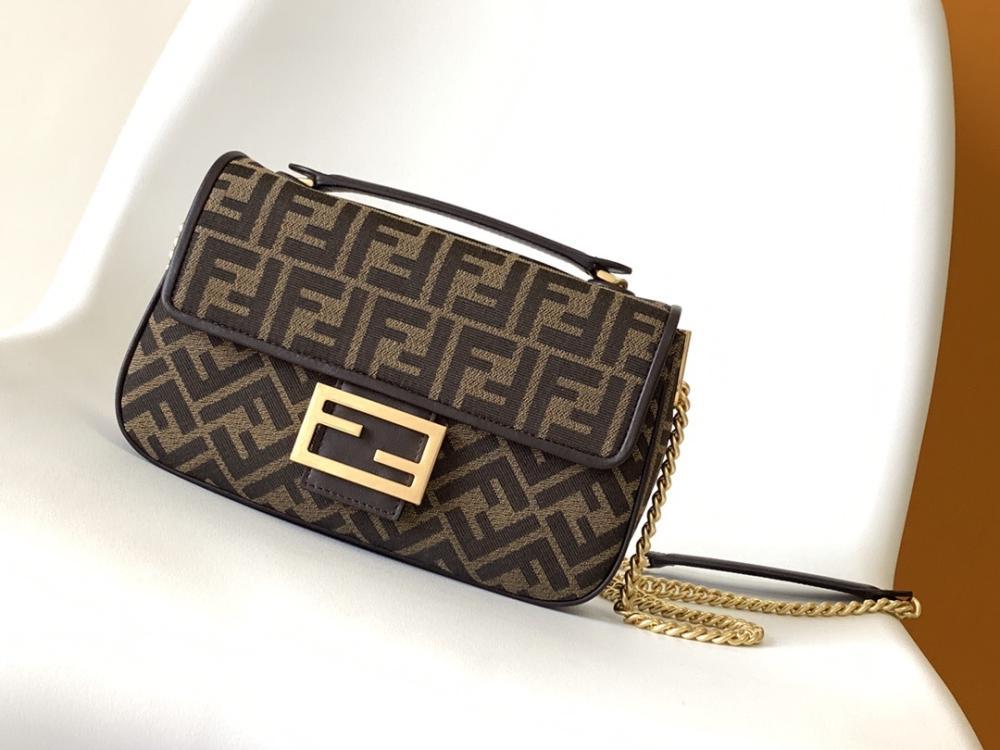 Woven Jacquard Shoulder Bag