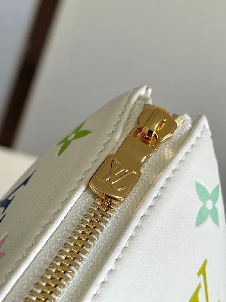 Classic Refined Monogram Leather Shoulder Bag