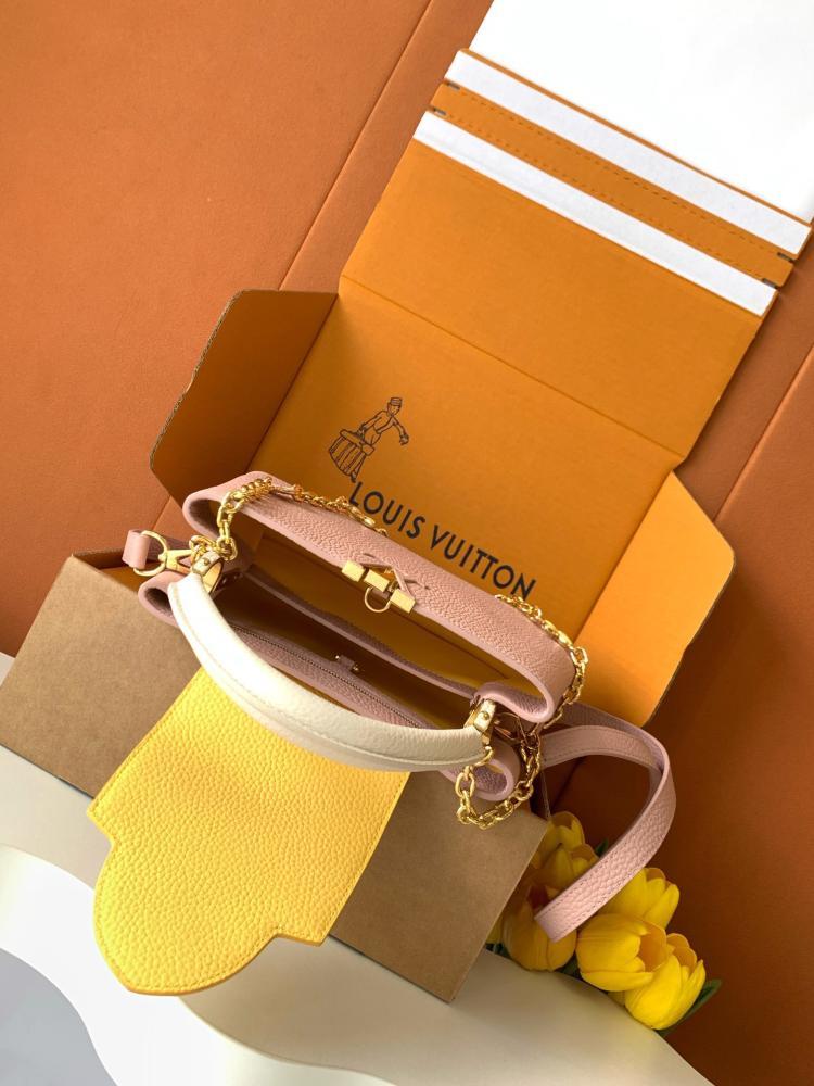 Gold Top Handle Bag