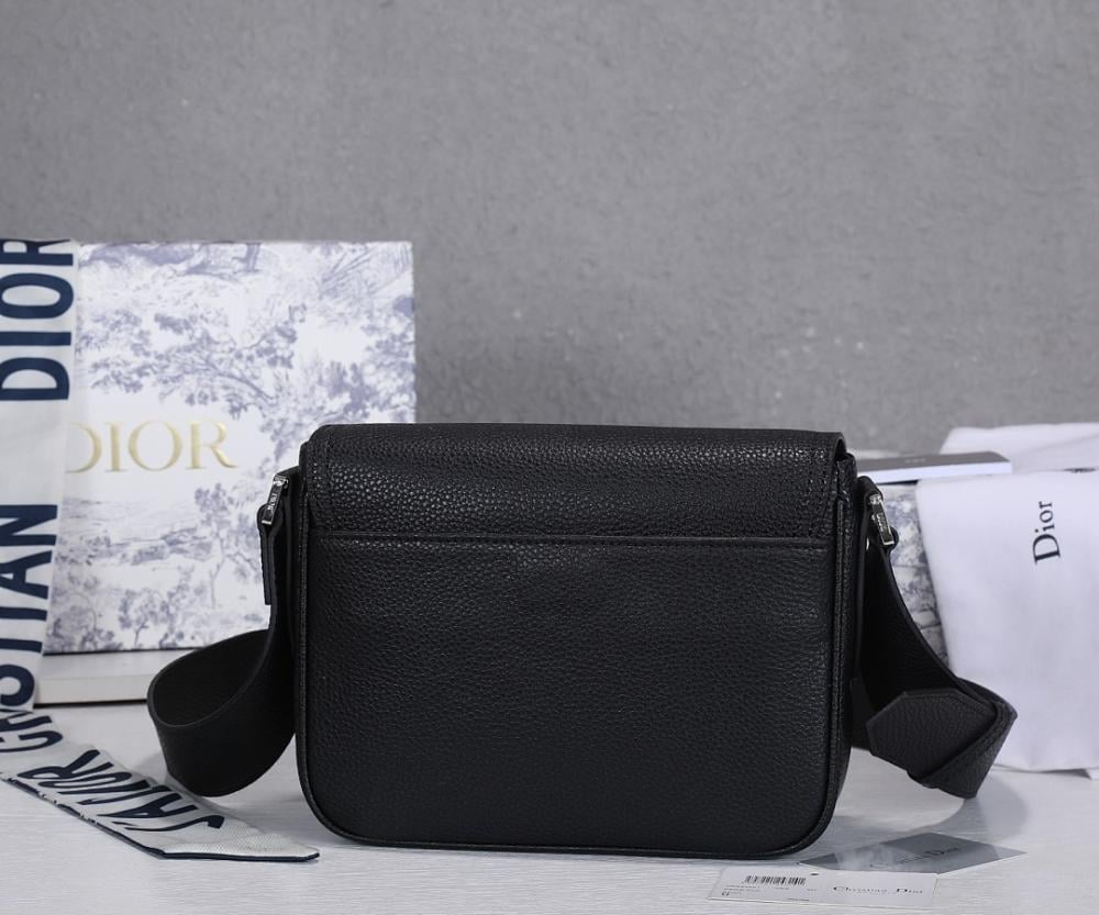 Modern Black Printed Calfskin Shoulder Bag – Limited Edition