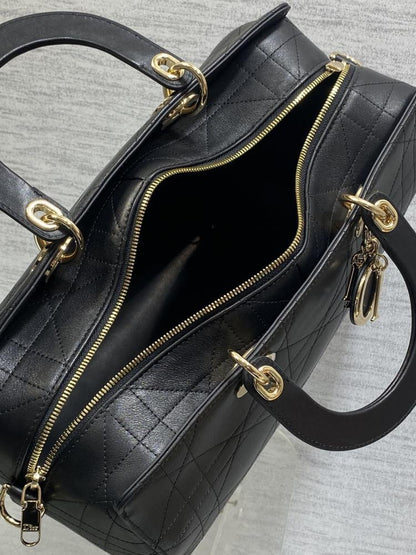 Leather Top Handle Bag