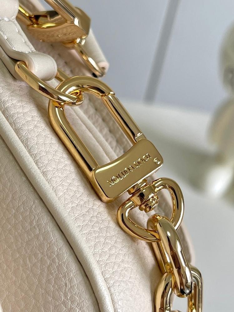Classic Modern Monogram Leather Shoulder Bag