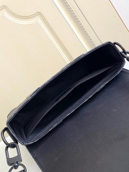 Modern Studded Leather Travel Bag