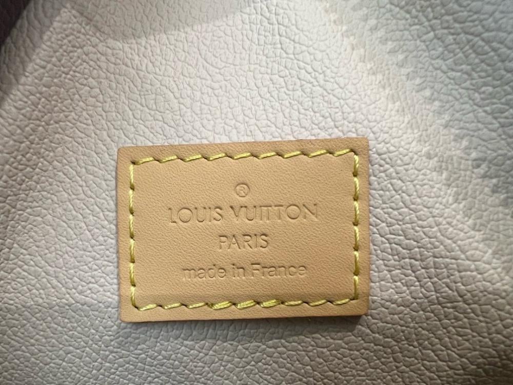 Luxury Refined Gold Monogram Leather Shoulder Bag