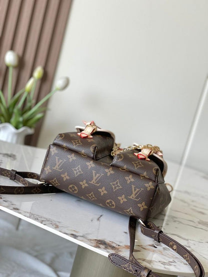 Stylish Refined Monogram Leather Crossbody Bag