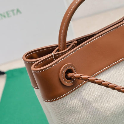 Modern Luxury Leather Top Handle Bag