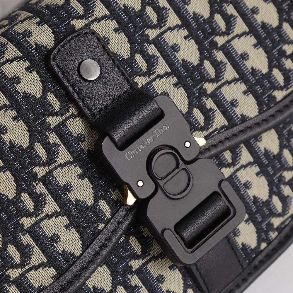 Luxury Stylish Black Printed Calfskin Shoulder Bag