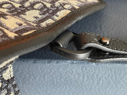 Italian-Inspired Stylish Black Printed Calfskin Shoulder Bag