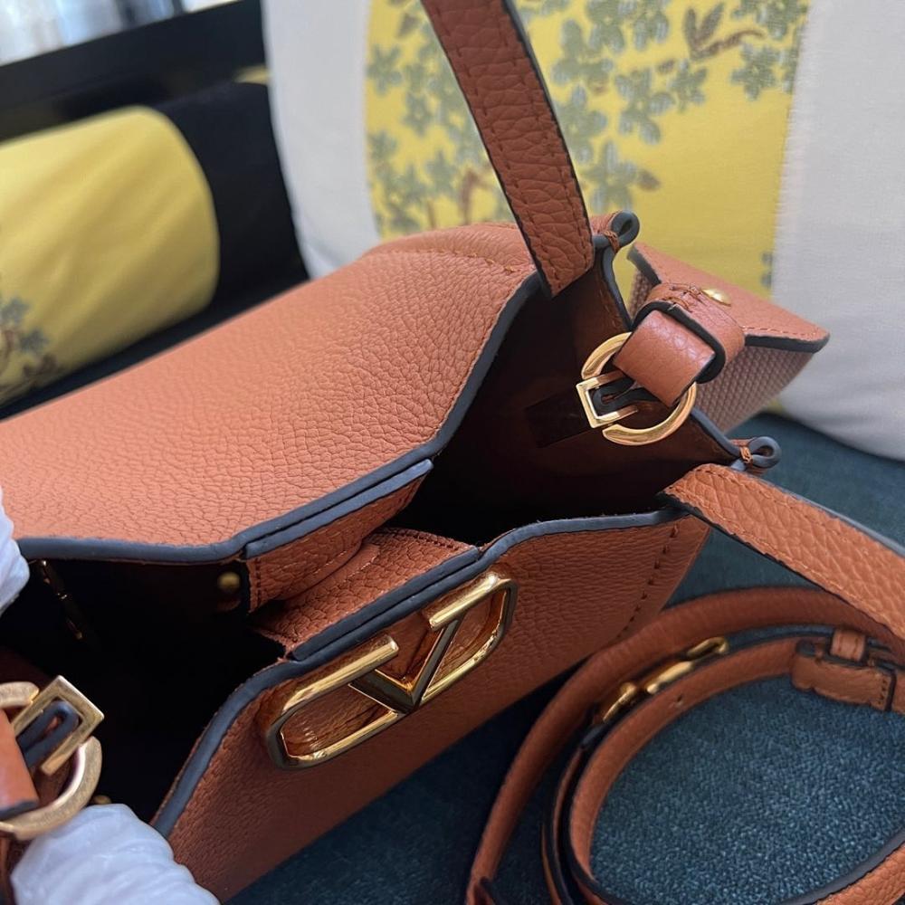 VLogo Signature Calfskin Shoulder Bag