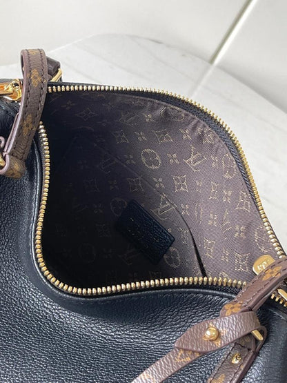 Modern Elegant Monogram Calfskin Top Handle Bag