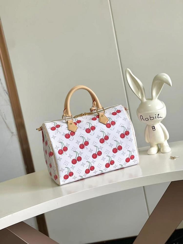 Speedy Monogram Leather Shoulder Bag