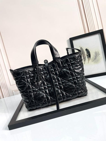 Italian-Inspired Luxury Black Calfskin Crossbody Bag