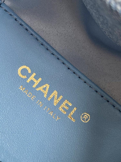 Denim Bucket Bag
