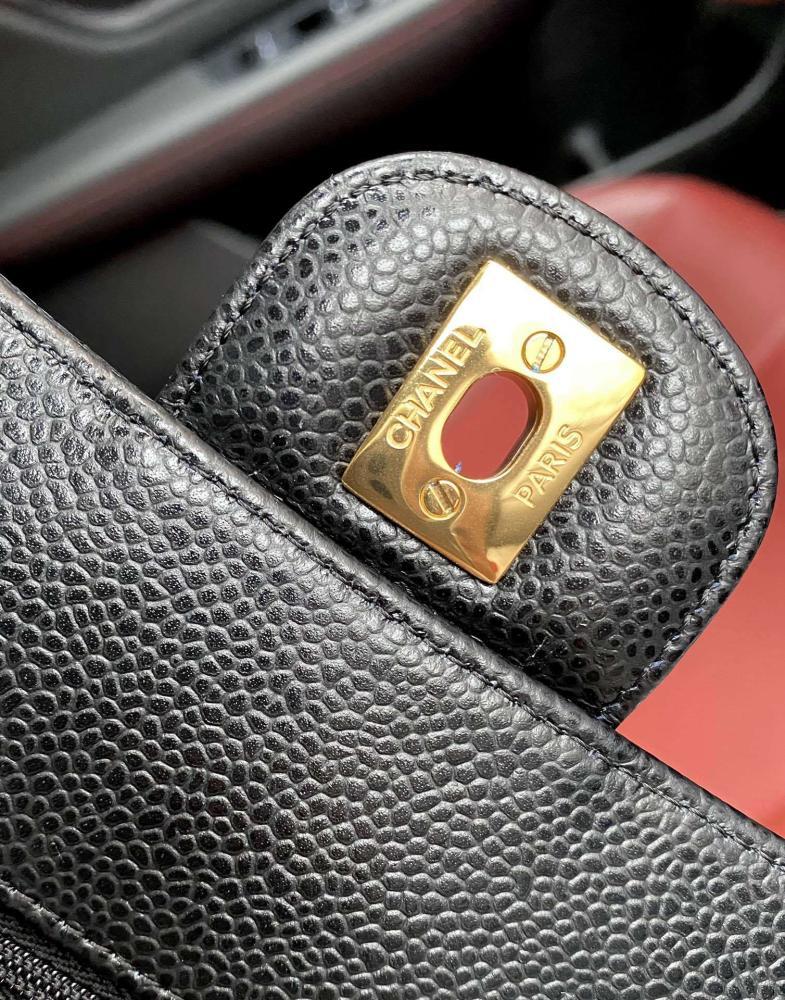 Leather Top Handle Bag