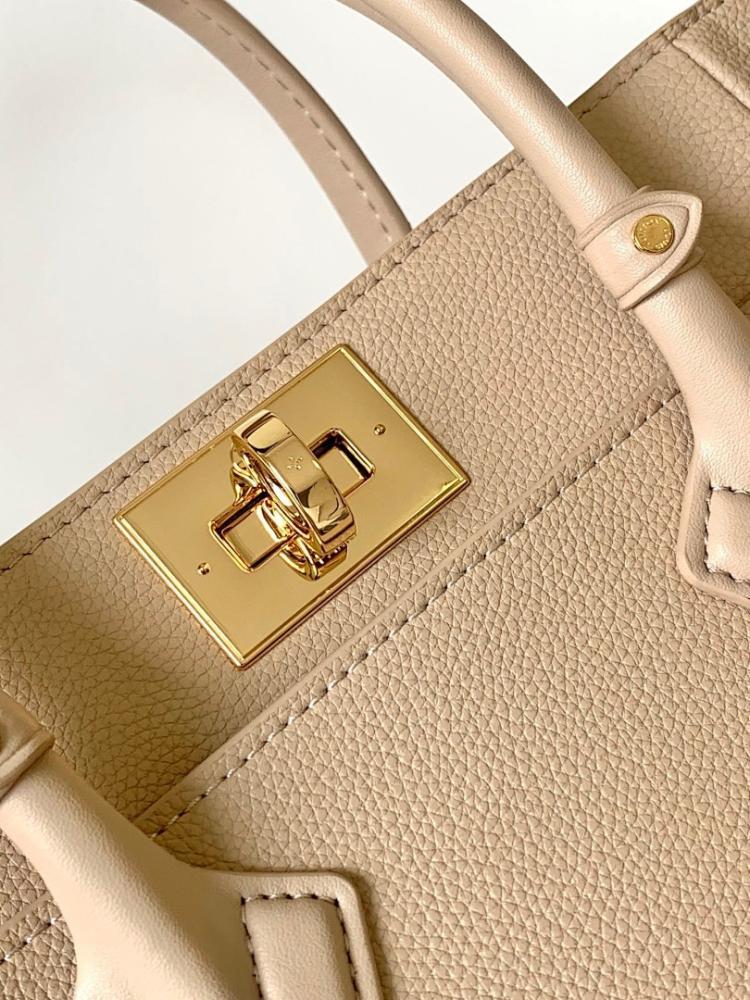 Stylish Premium Monogram Calfskin Shoulder Bag
