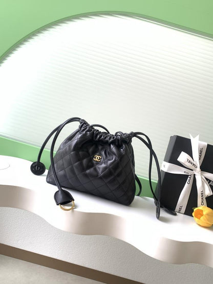 Leather Bucket Bag