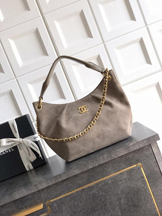 Suede Hobo Bag