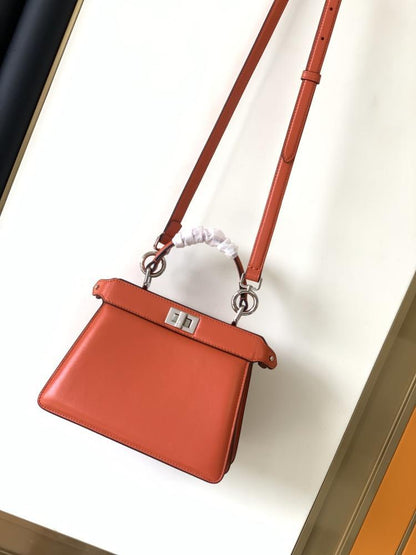 Luxury Lambskin Top Handle Bag