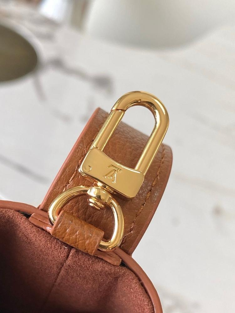 Classic Italian-Inspired Monogram Leather Shoulder Bag