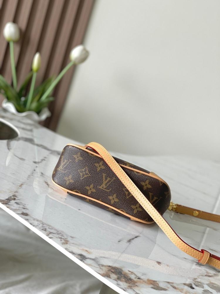 Elegant Monogram Leather Top Handle Bag – Limited Edition