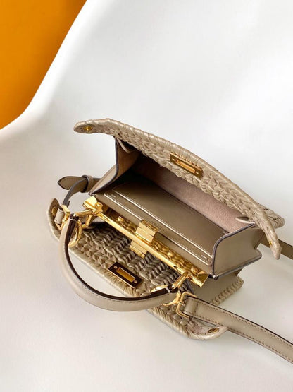 Woven Raffia Wallet