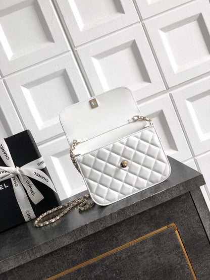 Classic Leather Top Handle Bag
