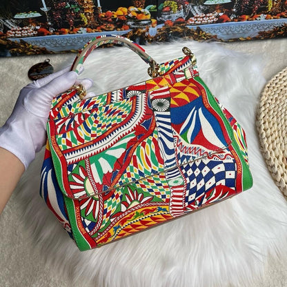 Alma Printed Leather Shoulder Bag