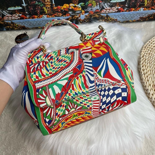 Alma Printed Leather Shoulder Bag