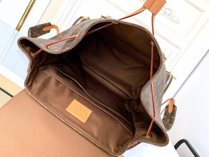 Alma Gold Leather Top Handle Bag