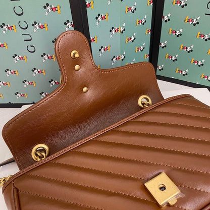 Alma Brown Quilted Leather Top Handle Bag