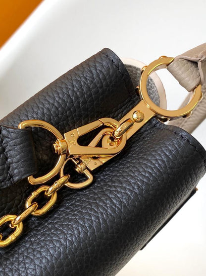 Calfskin Top Handle Bag