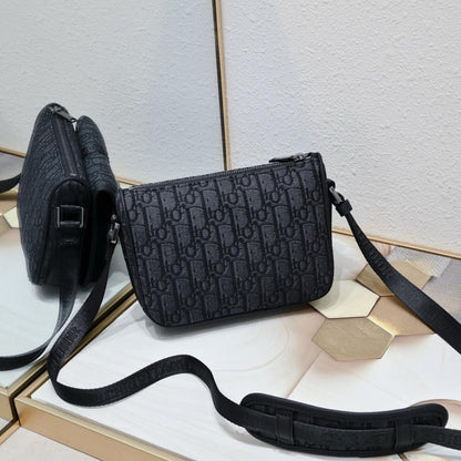 Modern Stylish Black Printed Crossbody Bag