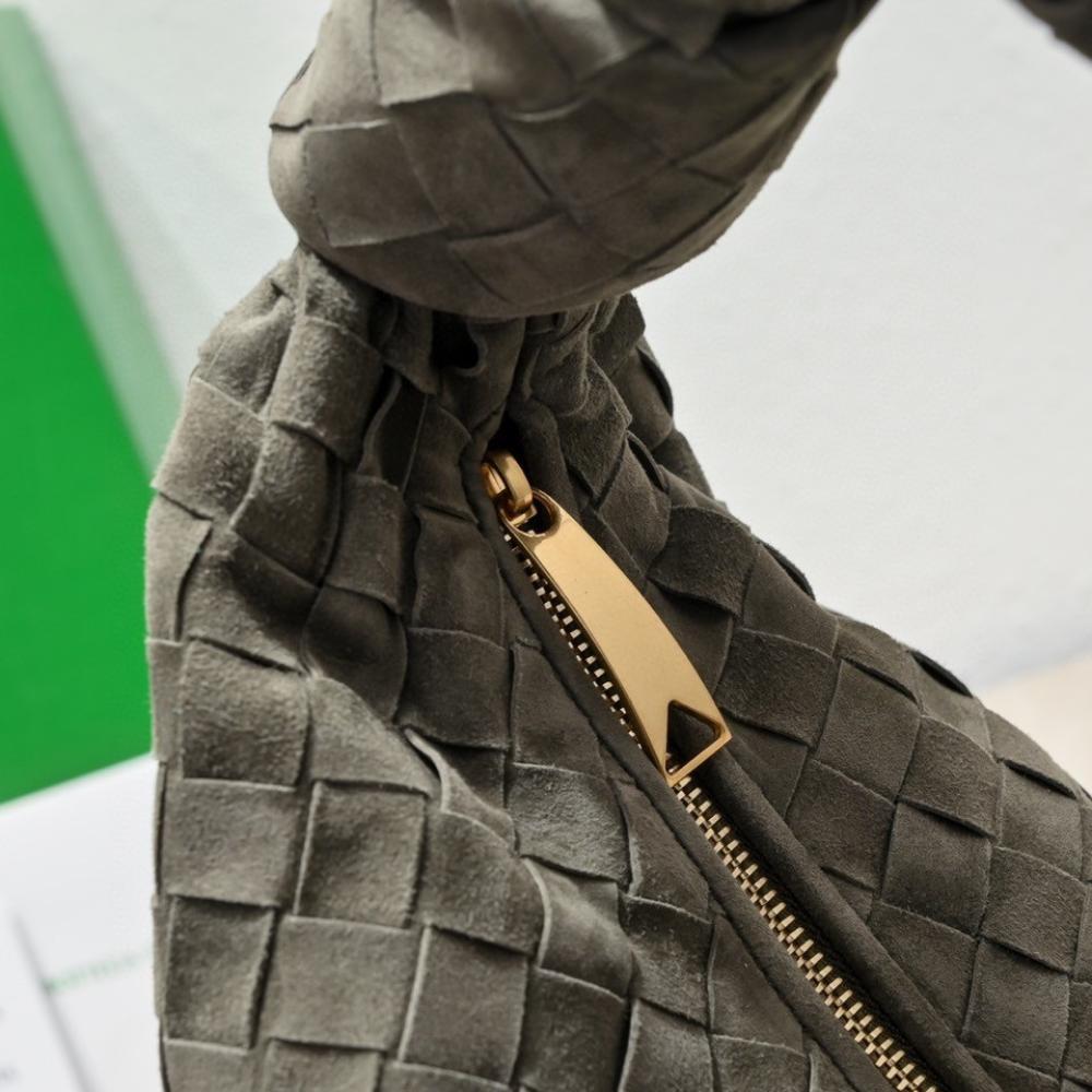 Woven Lambskin Top Handle Bag