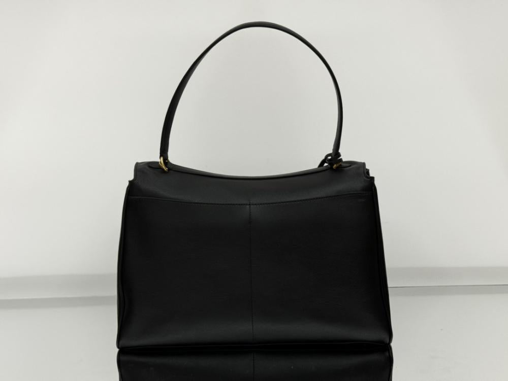 Luxury Leather Top Handle Bag