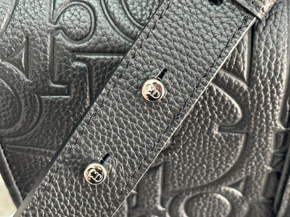 Classic Black Calfskin Crossbody Bag – Special Edition