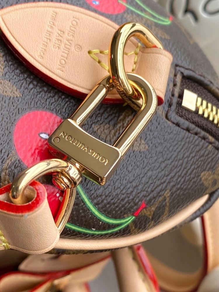 Speedy Bandouliere Monogram Leather Shoulder Bag