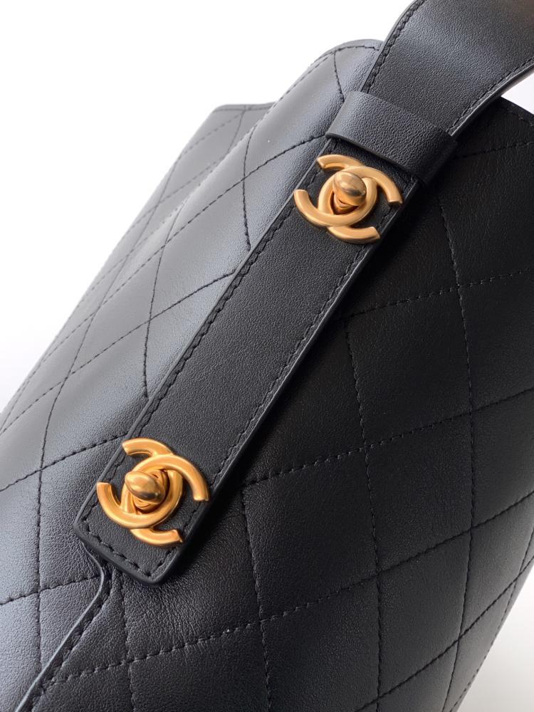 Embroidered Leather Hobo Bag
