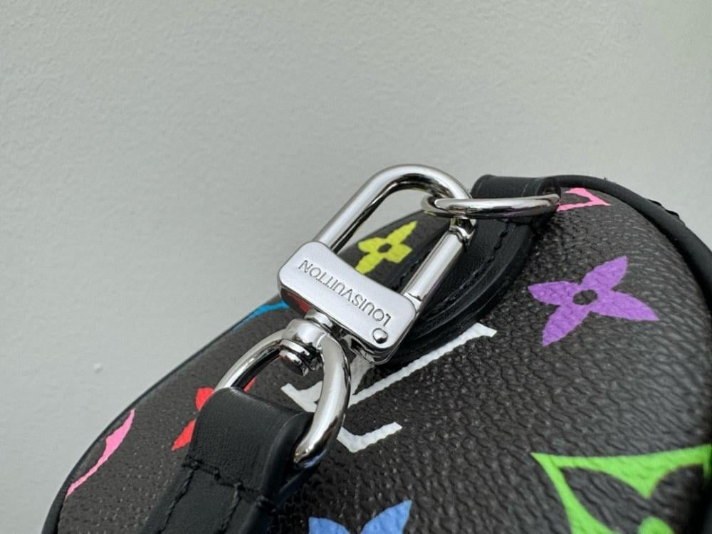 Modern Luxury Printed Leather Top Handle Bag