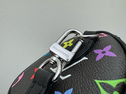 Modern Luxury Printed Leather Top Handle Bag
