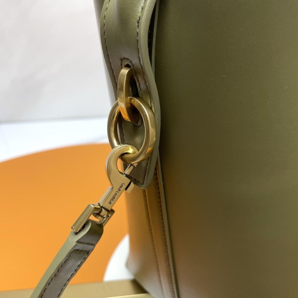 Studded Calfskin Bucket Bag