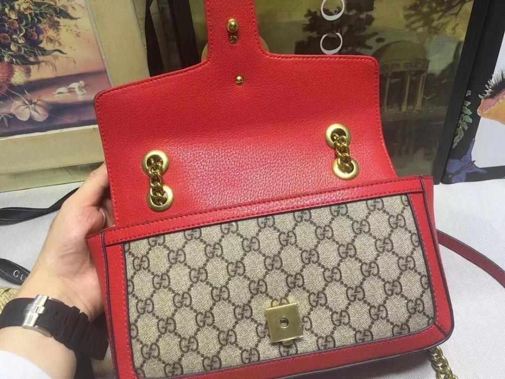 Alma Red Top Handle Bag