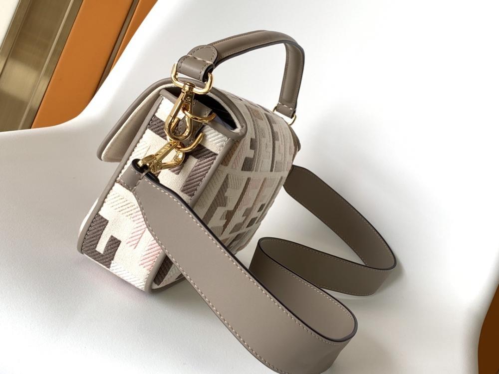 Embroidered Top Handle Bag