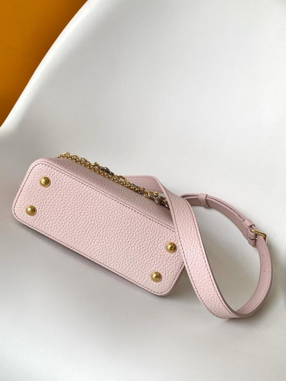 Leather Top Handle Bag