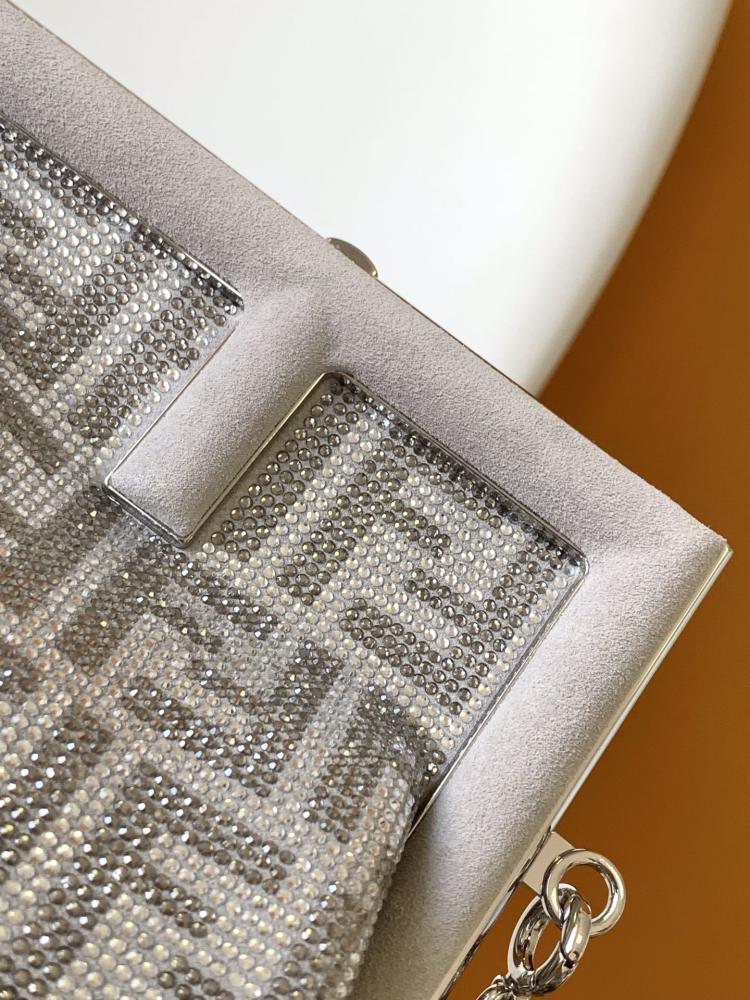 Crystal-Embellished Leather Wallet