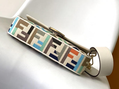 Embroidered Top Handle Bag