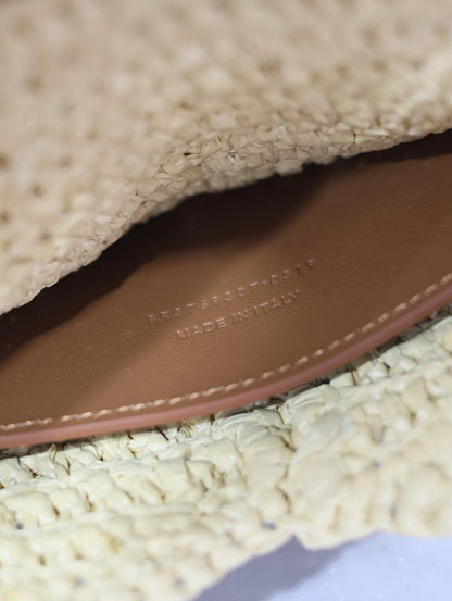 Modern Italian-Inspired Woven Leather Crossbody Bag