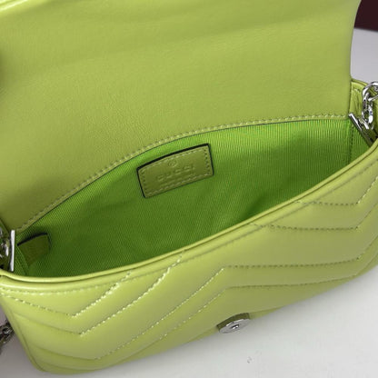 Green Leather Shoulder Bag