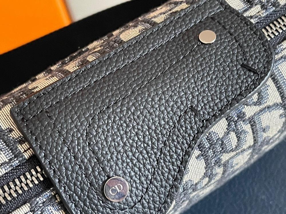 Modern Stylish Black Printed Calfskin Crossbody Bag