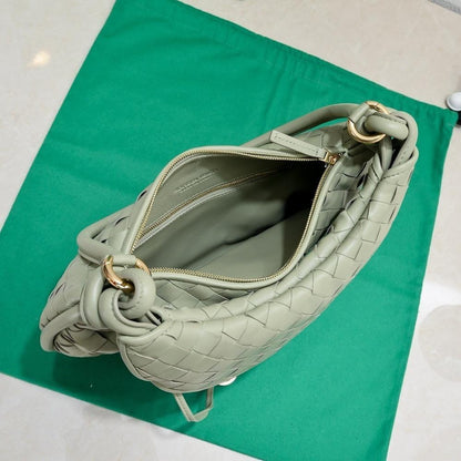 Bobby Woven Leather Shoulder Bag